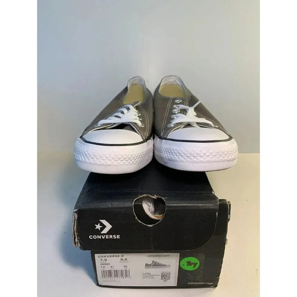 .904 Converse Low Top, Charcoal-US 7.5 Mens - Picture 2 of 6